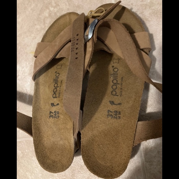 NWOT-BIRKENSTOCK/PAPILLIO Lola Leather Sandal 37 - Picture 8 of 8